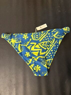 NEW Seea small Riley bottom Manila green blue tropical print bikini swim